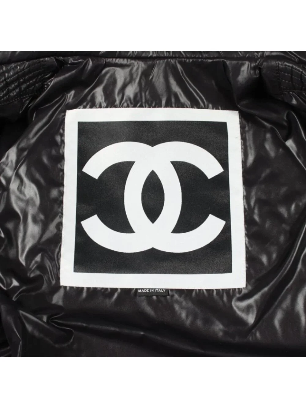 Chanel Sports Line Black Nylon Coat